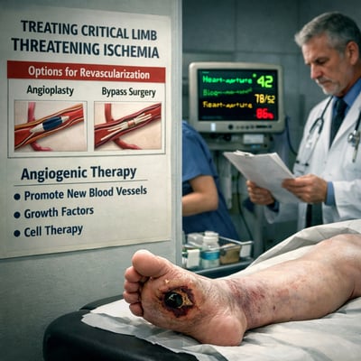 Critical Limb Ischemia.&nbsp; 3 Things to Know.
